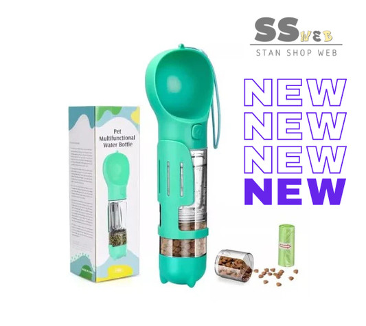 Botella Dispensadora 3 En 1 Para Mascota