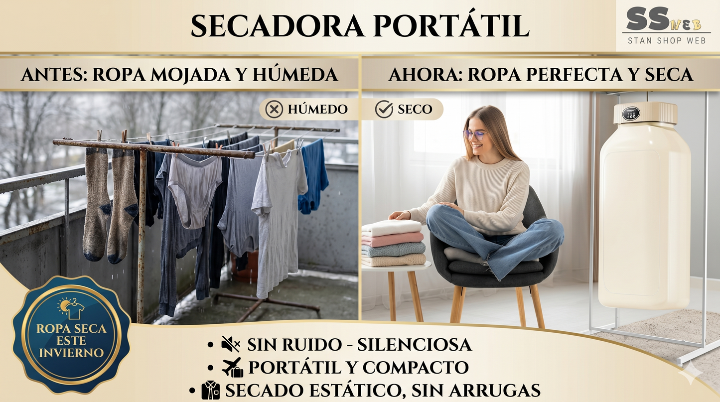 Secadora Ropa Portatil