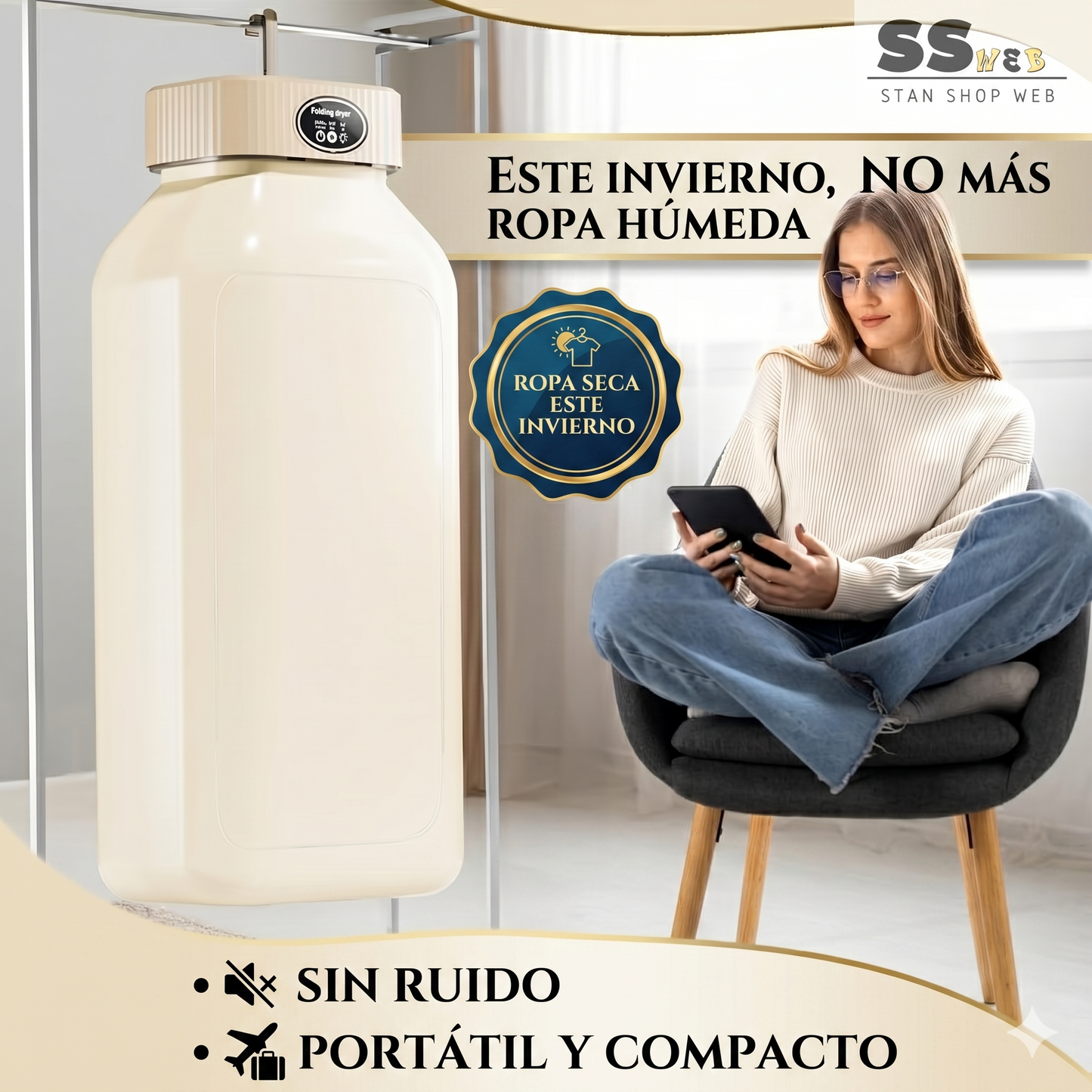 Secadora Ropa Portatil